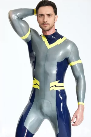 Male Pup Back Zip Catsuit