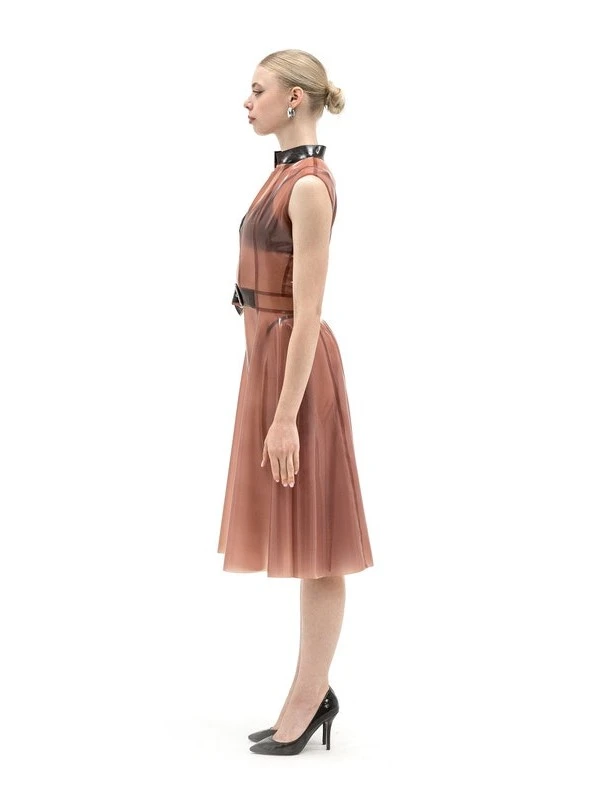 HJ1423-3.webp Latex Cape Sleeveless Cloak For Women