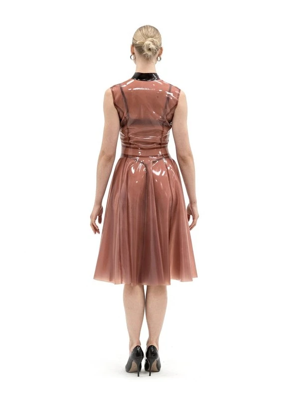 HJ1423-4.webp Latex Cape Sleeveless Cloak For Women