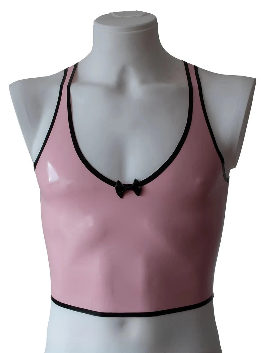 HJ1425-1.webp Latex Feminine Smooth & Sleek Top For Women