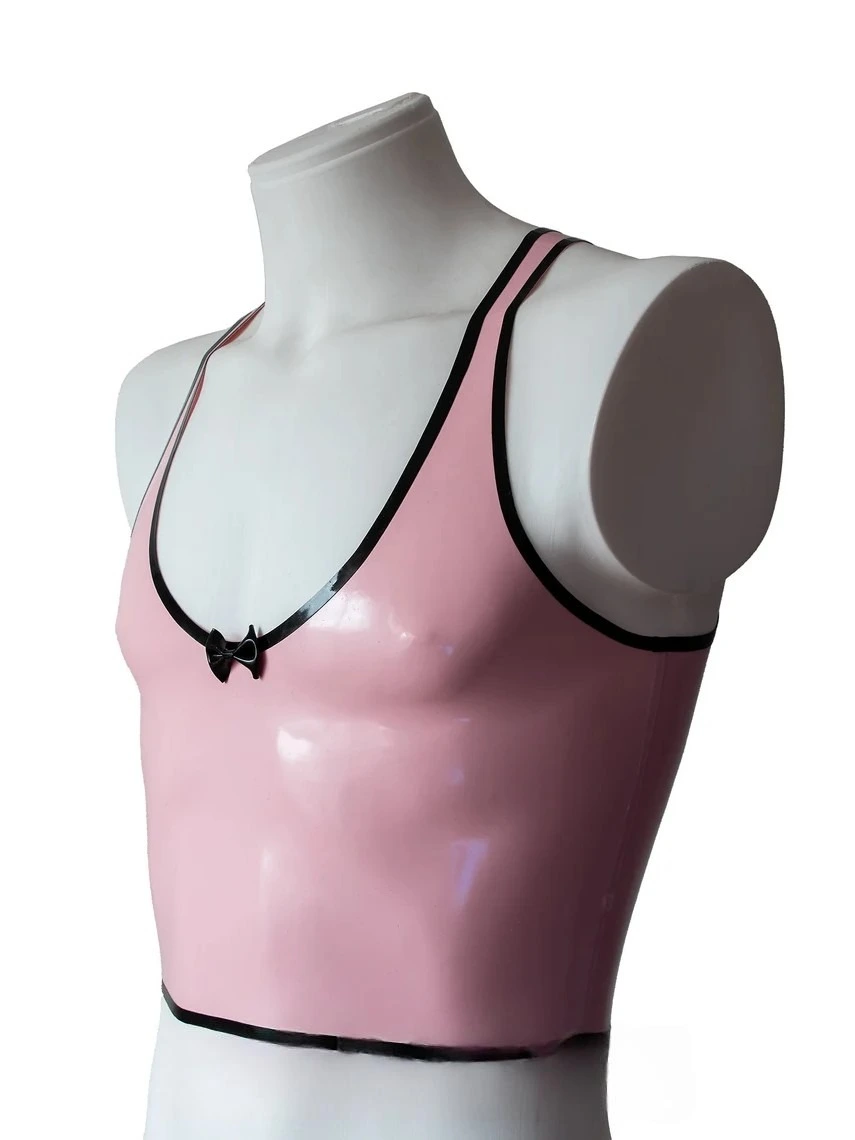 HJ1425-2.webp Latex Feminine Smooth & Sleek Top For Women