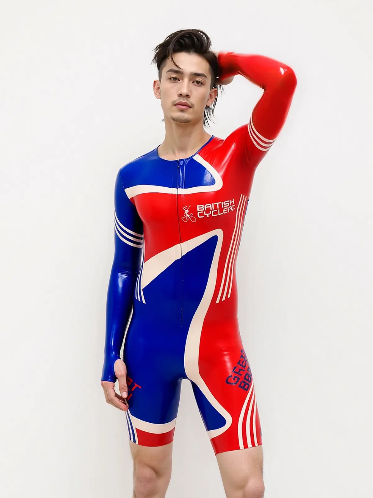KKP247-5.webp Latex Cycling Suit For Men