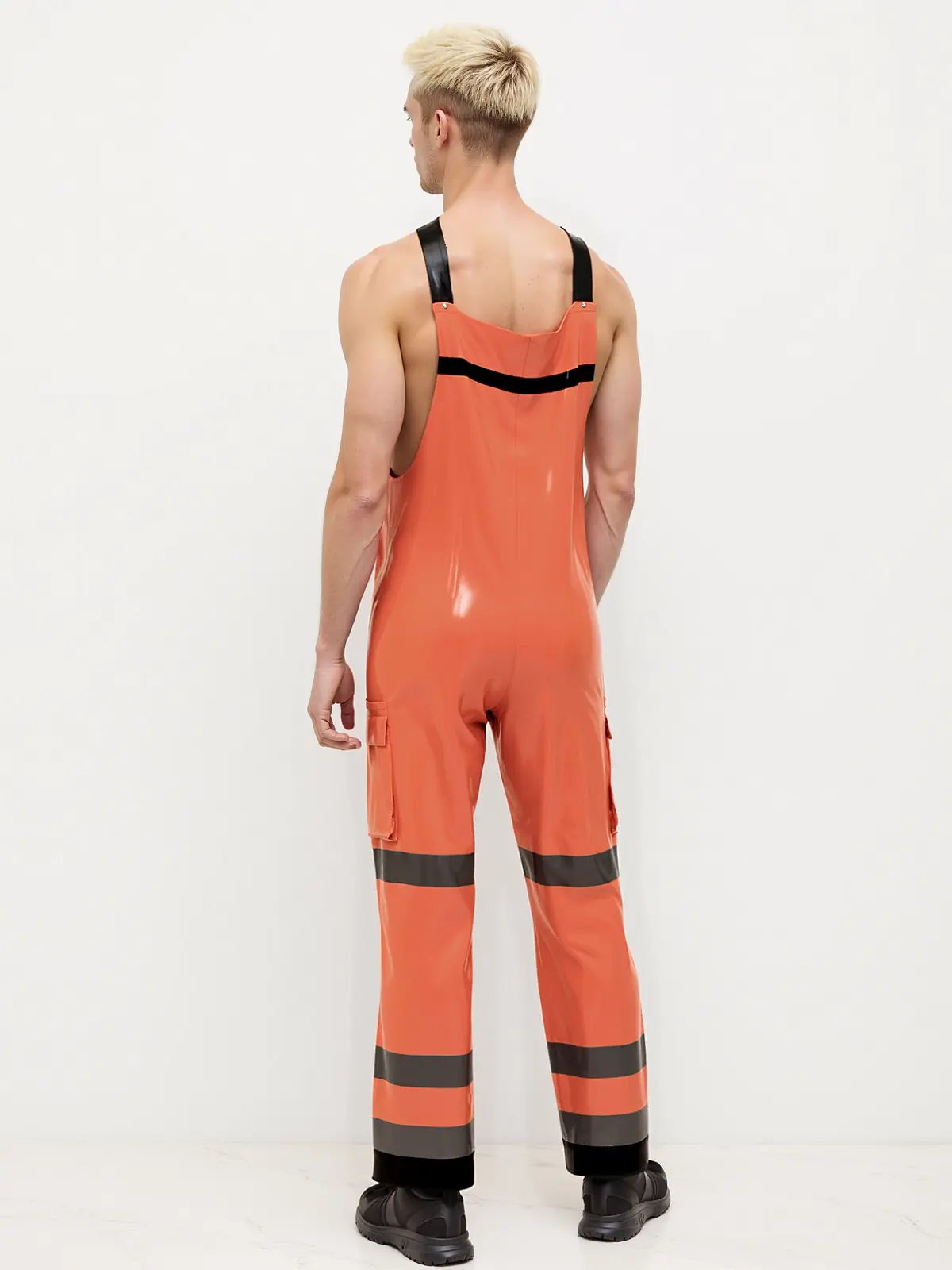 KKP255-2.webp Latex Firefighter Off-Duty Dungarees For Men