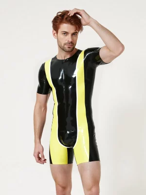 Latex Round Neck Surfsuit For Men