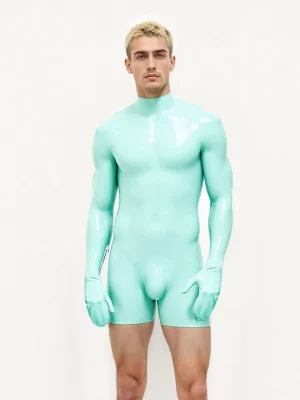 Latex Windows Short-Sleeved & Short-Legged Surfsuit For Men