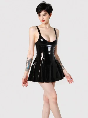 Latex Hobble Dress