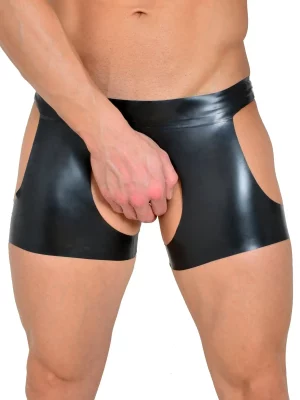 Latex Open Shorts