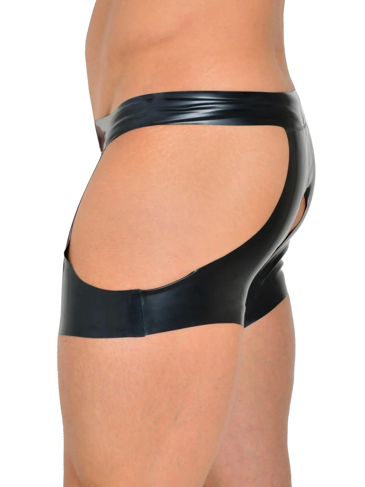 LMB554-4.webp Latex Open Shorts