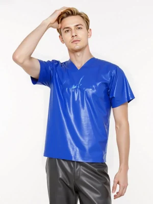 Latex chlorinated scrubs surgical shirt for men