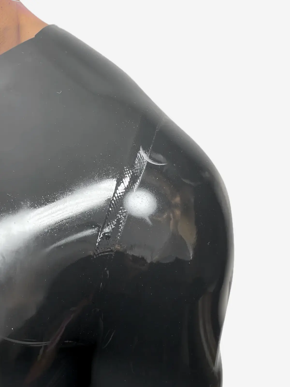 LMB520-4.webp Latex Crew Neck Long Sleeve T-Shirt