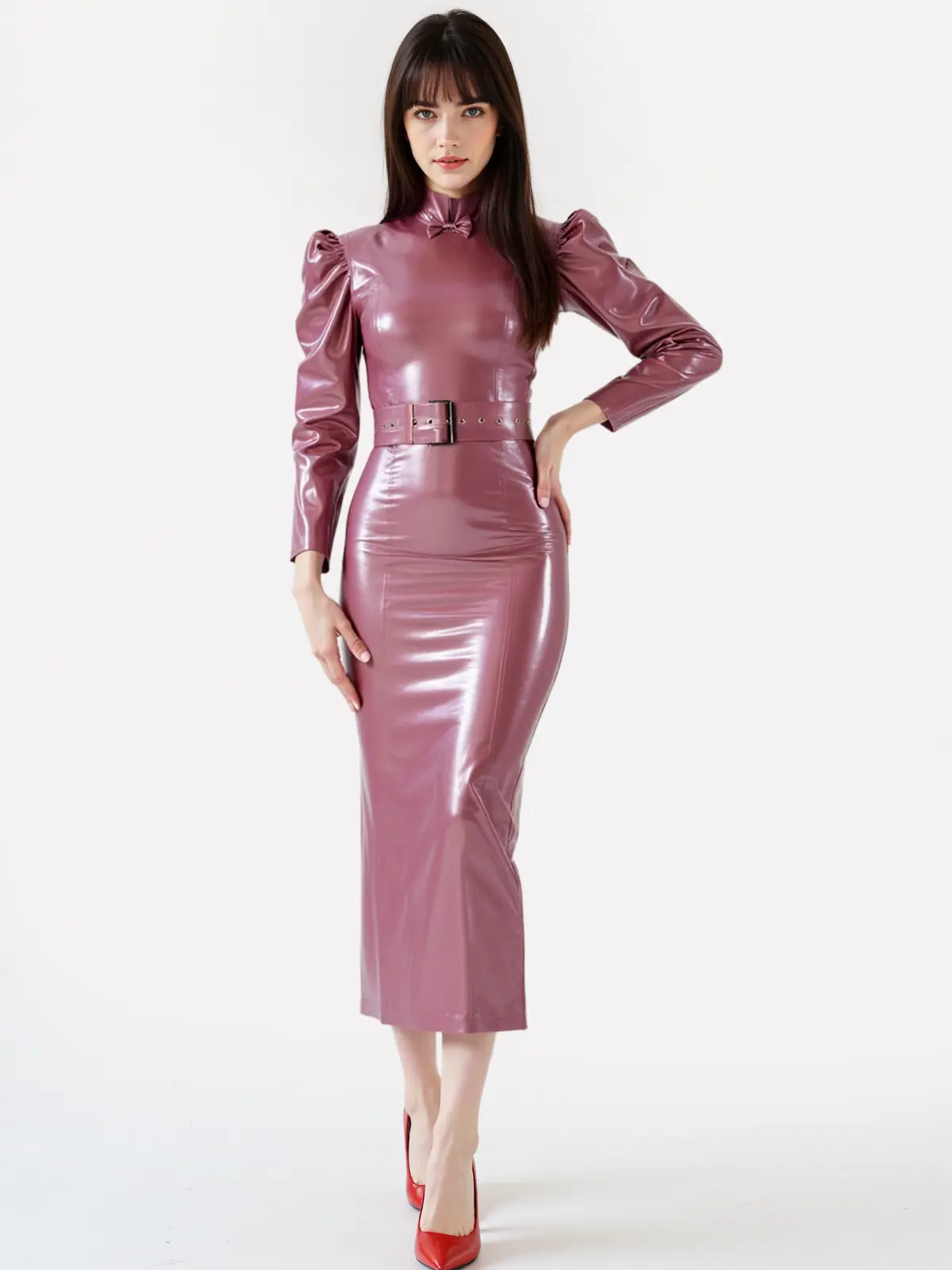 HJLC11-1.webp Latex Rose-like evening dress