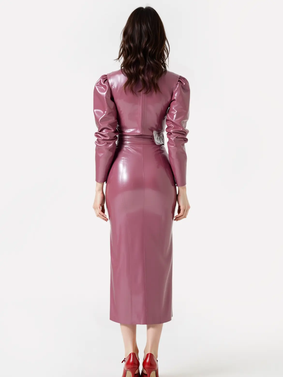 HJLC11-3.webp Latex Rose-like evening dress