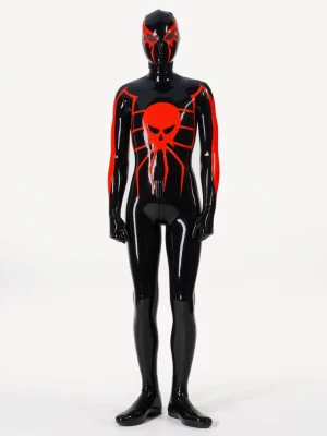 Latex Mens Eyes Entry Catsuit