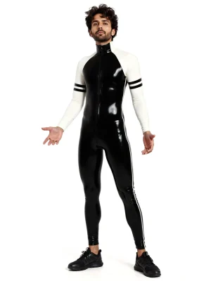 Latex Spidey Pattern Costume Catsuit