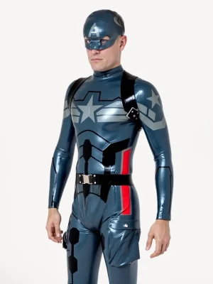 Latex Motorcycle Catsuit