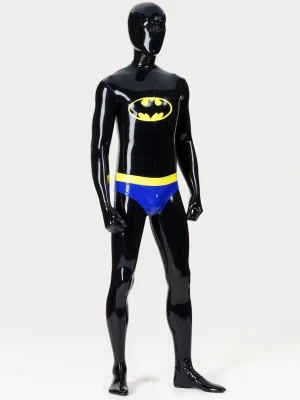 Latex Mens Cassini Back Zipper Catsuit