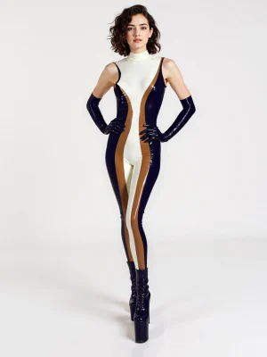 Latex Slitherine Sleeveless Catsuit