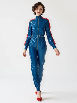 Latex Female Air Force One Pilot Catsuit