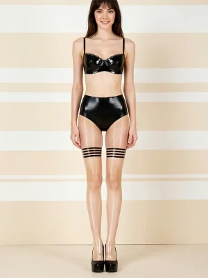 Latex Translucent Natural  Frisson Tights