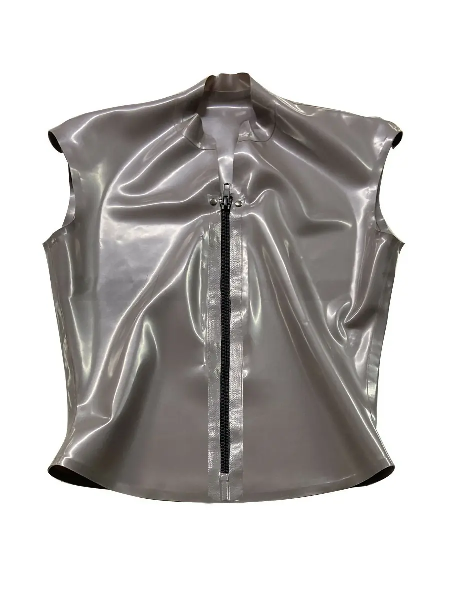 ZM1-1.webp Latex Center-Zip Sleeveless Top