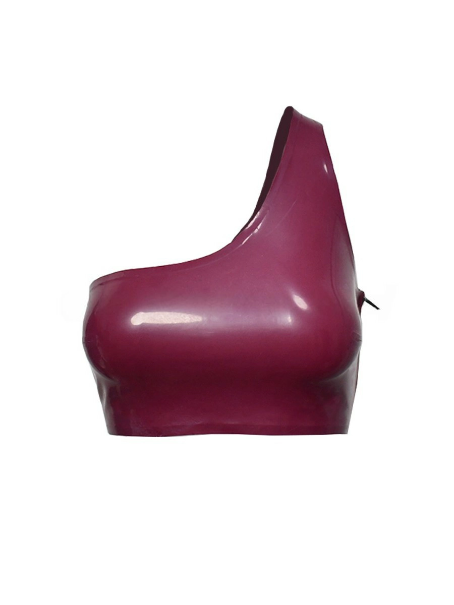 ZM22-1.webp Latex Halter Neck Bustier Top