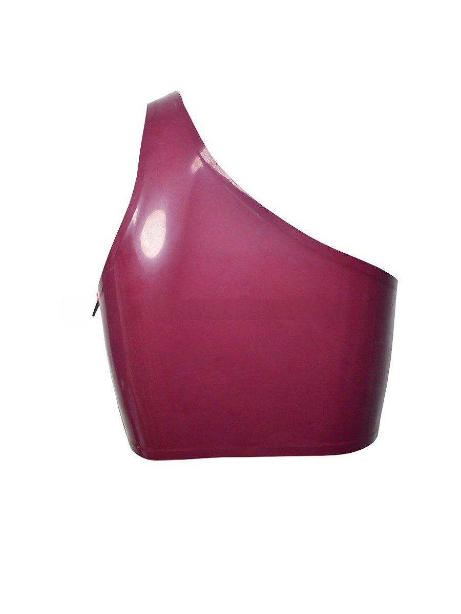 ZM22-3.webp Latex Halter Neck Bustier Top