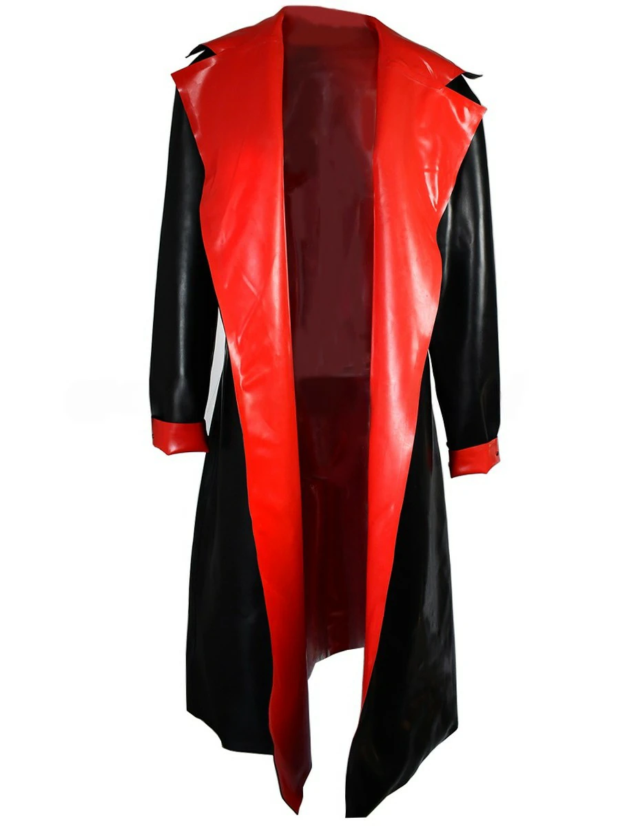 ZM8-3.webp Latex Black-Red Color-Block Lapel Long Trench Coat