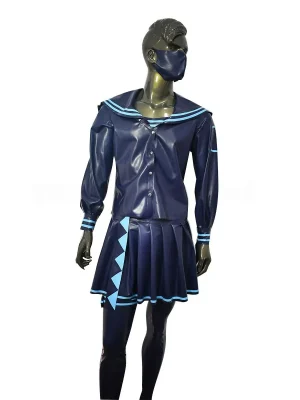 Latex Alice-Inspired Maid Dress