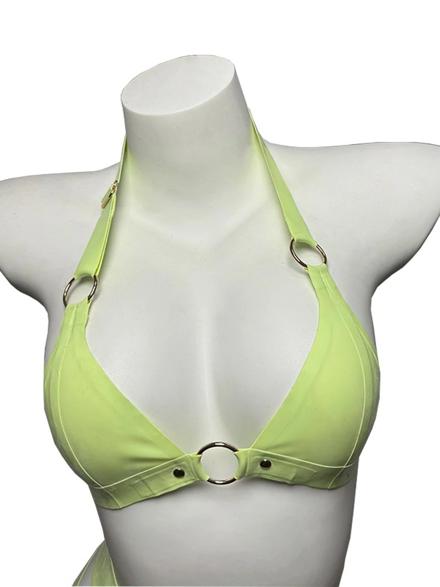 ZM68-2.webp Latex 3-Piece Set: Triangle Bra + Belt + Crotchless Briefs