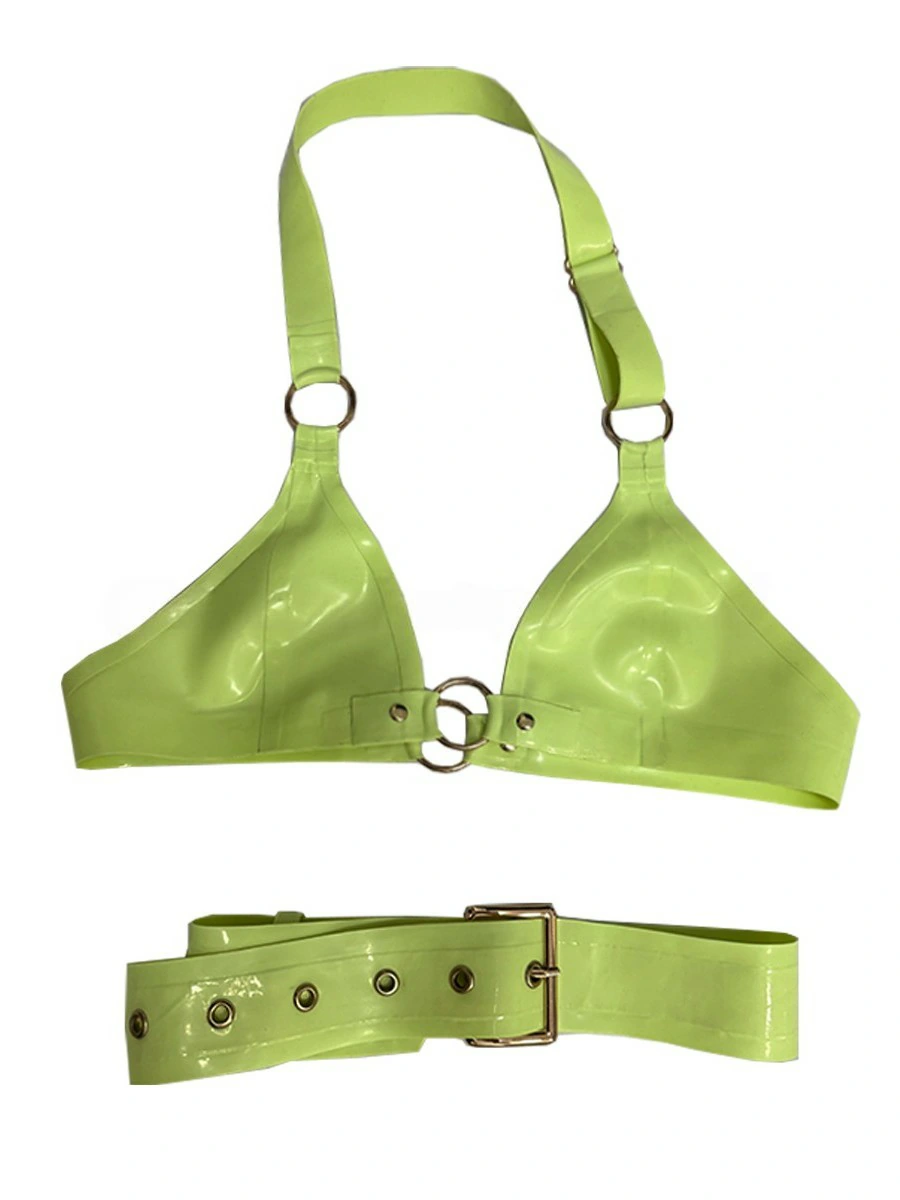 ZM68-5.webp Latex 3-Piece Set: Triangle Bra + Belt + Crotchless Briefs