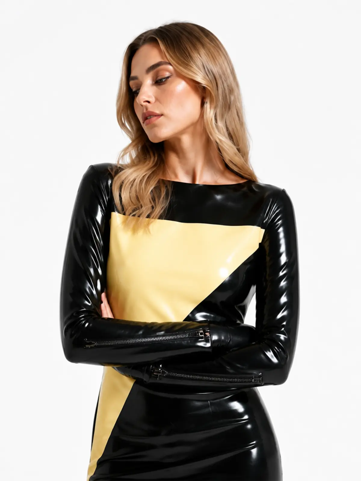 HJ2581-3.webp Latex The Asylum Dress