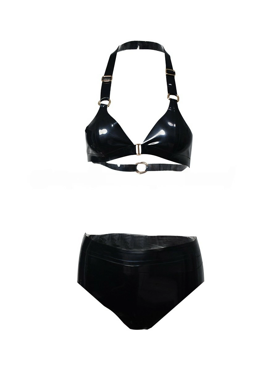 ZM72-1.webp Latex Black Two-Piece Set: Halter Bra + High-Waisted Briefs