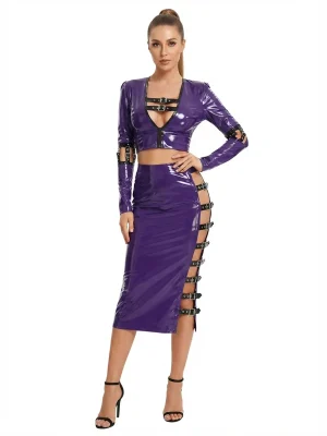 Latex The Maika Buckled Skirt
