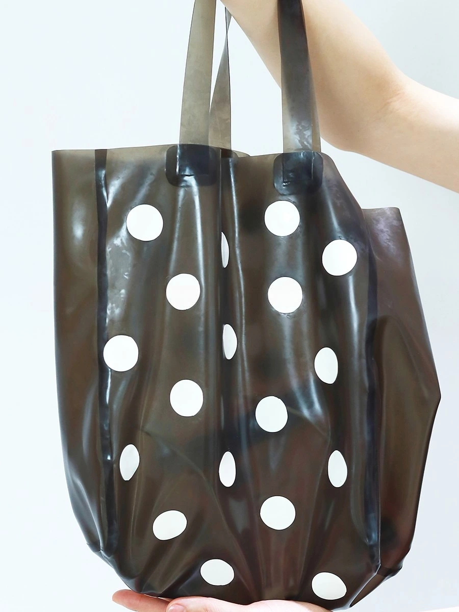 HJ2679-2.webp Latex Polka Dot handbag